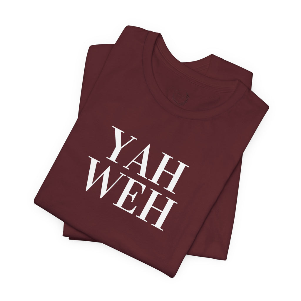 Yahweh Scripture T-Shirt | Minimal Faith Typography Tee