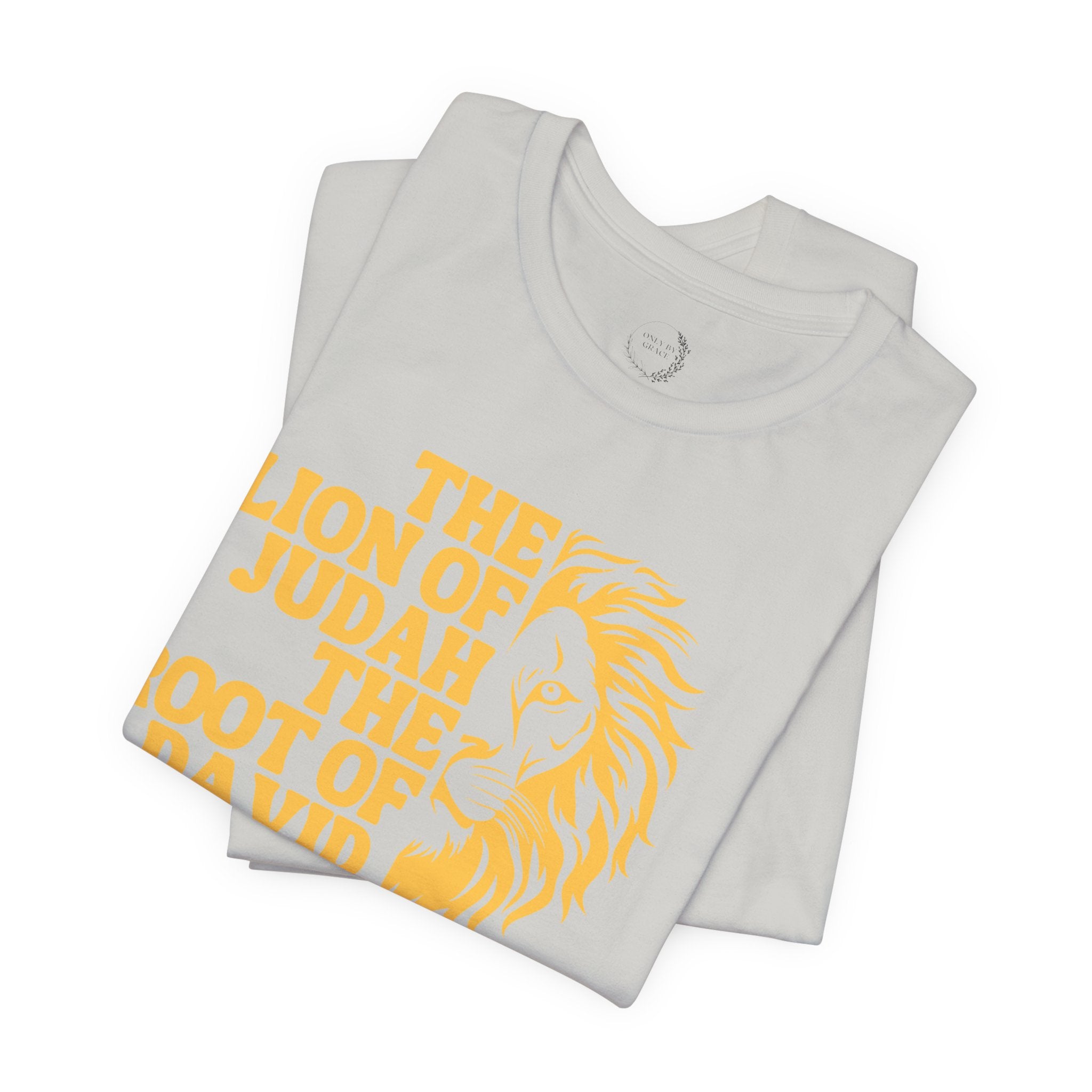 Lion of Judah T‑Shirt — "The Lion of Judah The Root of David Has Triumphed" Christian Graphic Tee