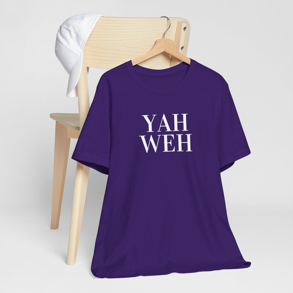 Yahweh Scripture T-Shirt | Minimal Faith Typography Tee