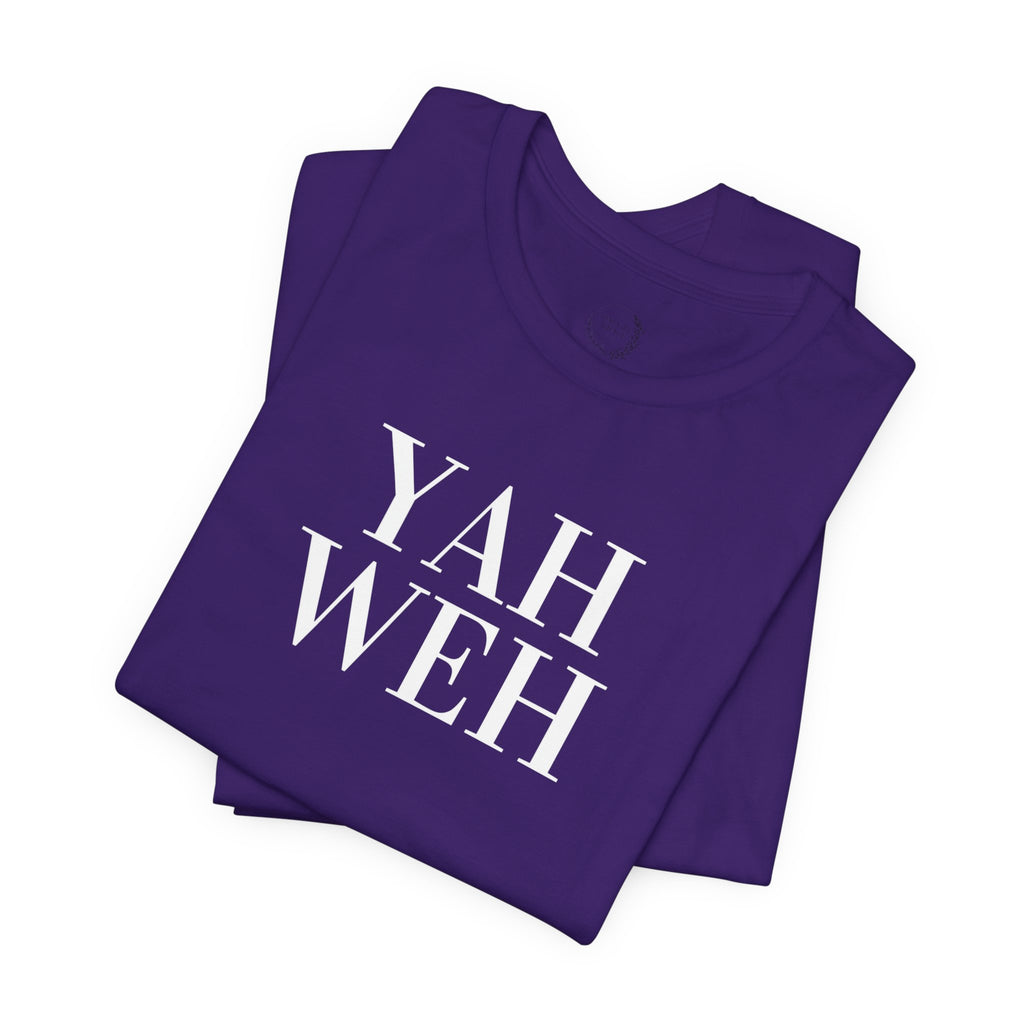 Yahweh Scripture T-Shirt | Minimal Faith Typography Tee