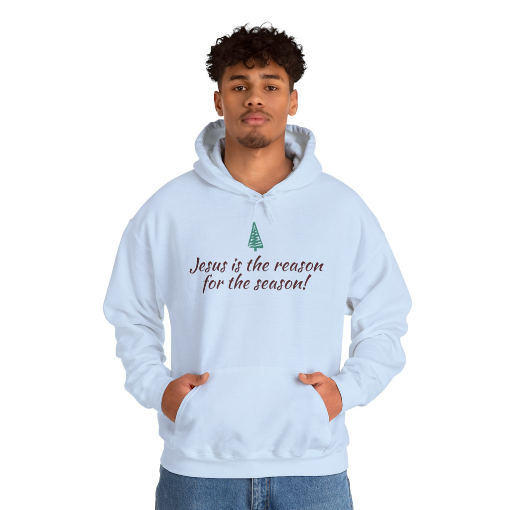 Jesus Is the Reason for the Season Hoodie — Christian Christmas Pullover