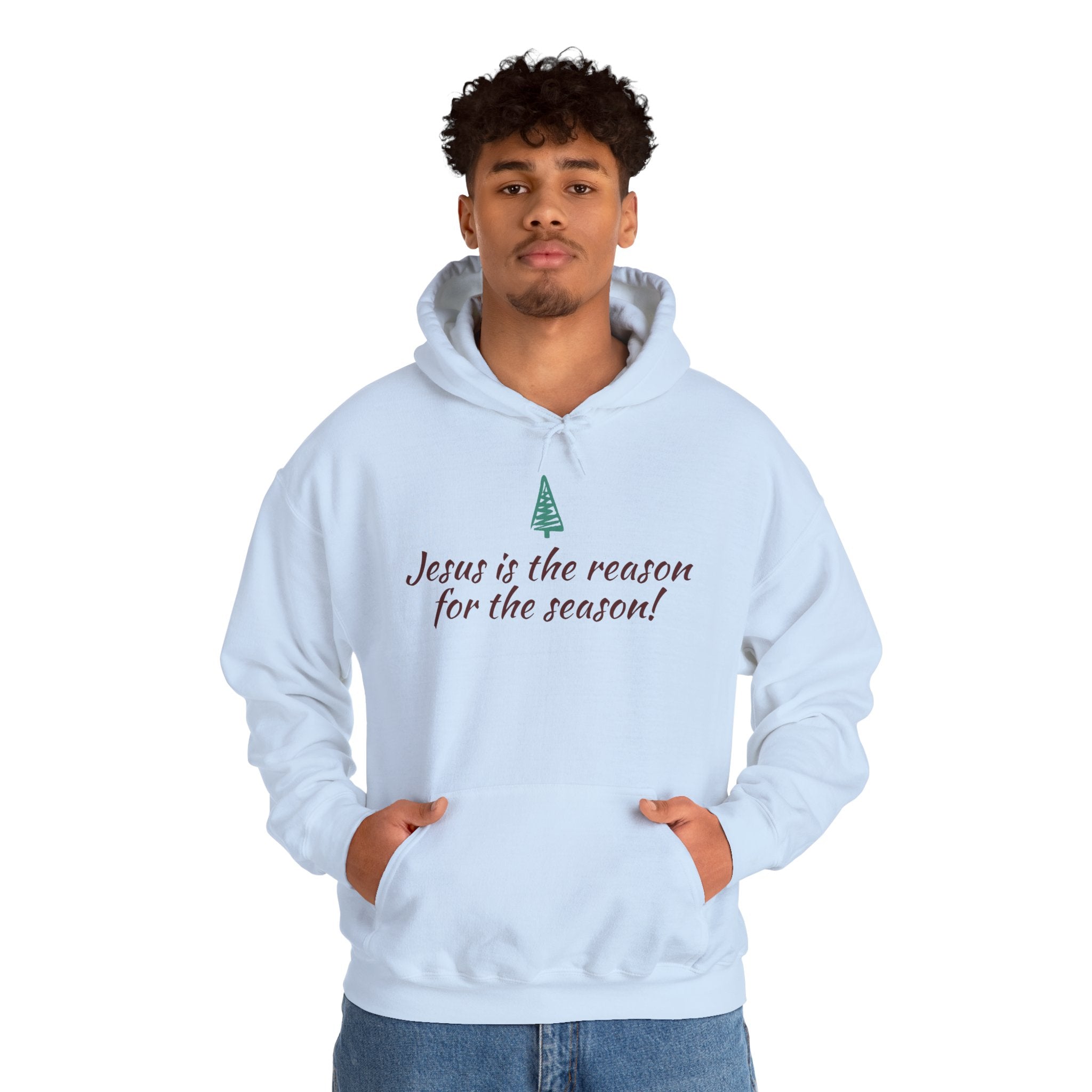Jesus Is the Reason for the Season Hoodie — Christian Christmas Pullover