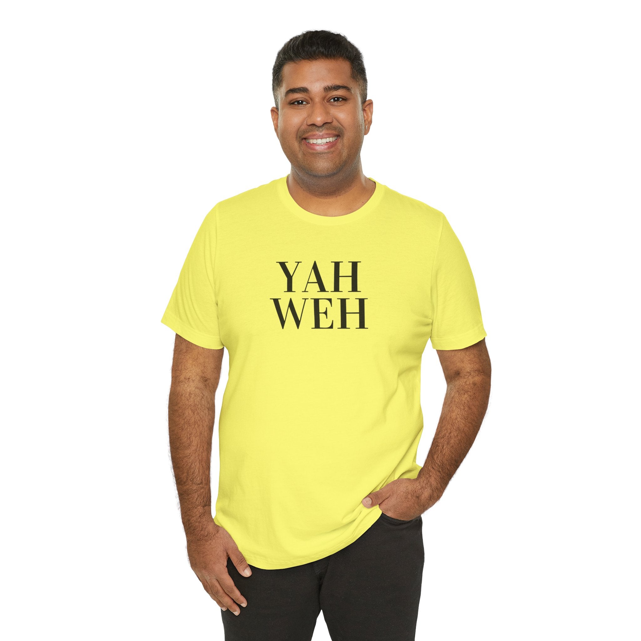 Yahweh Scripture T-Shirt | Minimal Faith Typography Tee