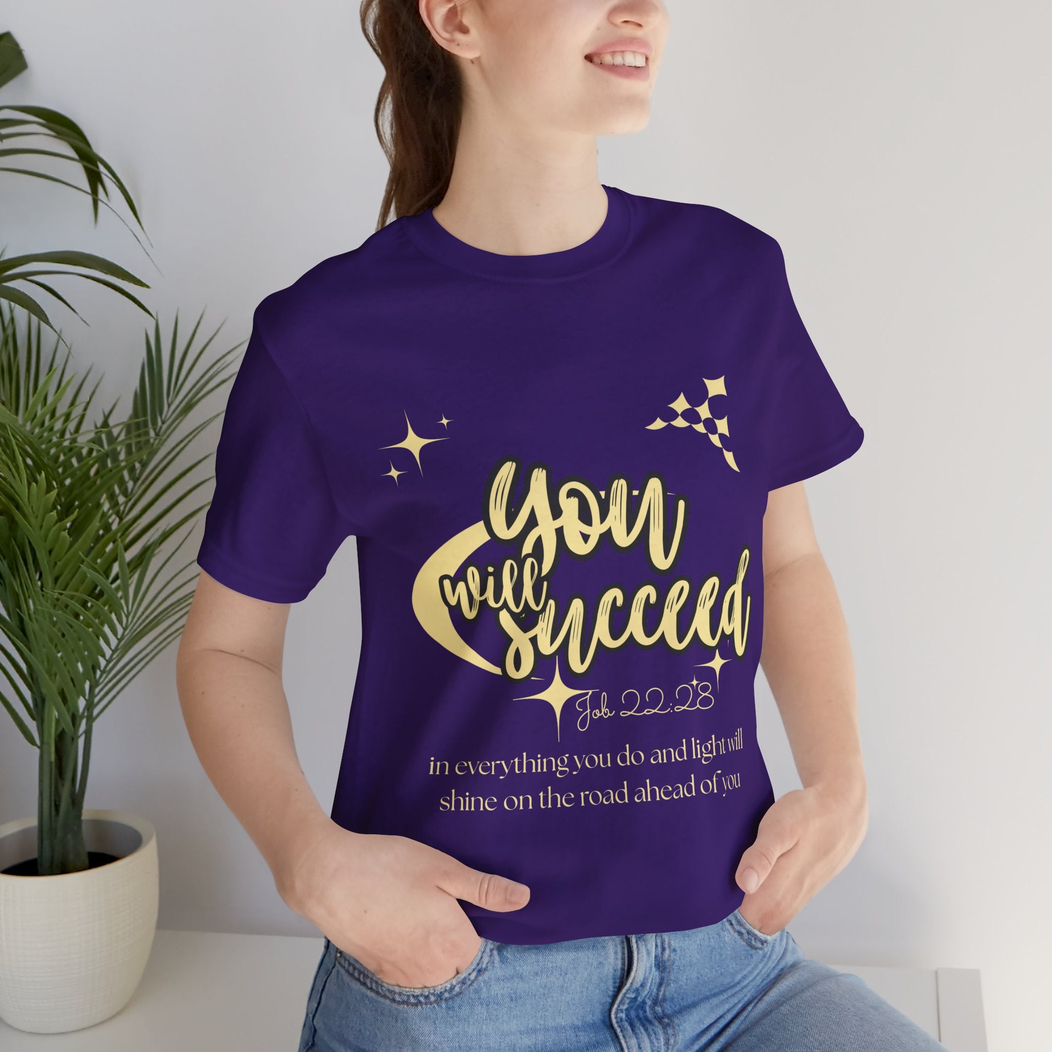 You Will Succeed Tee — Inspirational Christian Graphic T-Shirt (Acts 23:28)