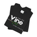 Vine typography tee T-Shirt | botanical vine script graphic