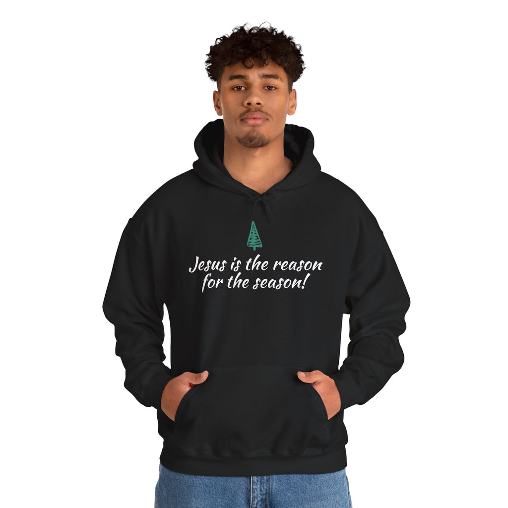 Jesus Is the Reason for the Season Hoodie — Christian Christmas Pullover