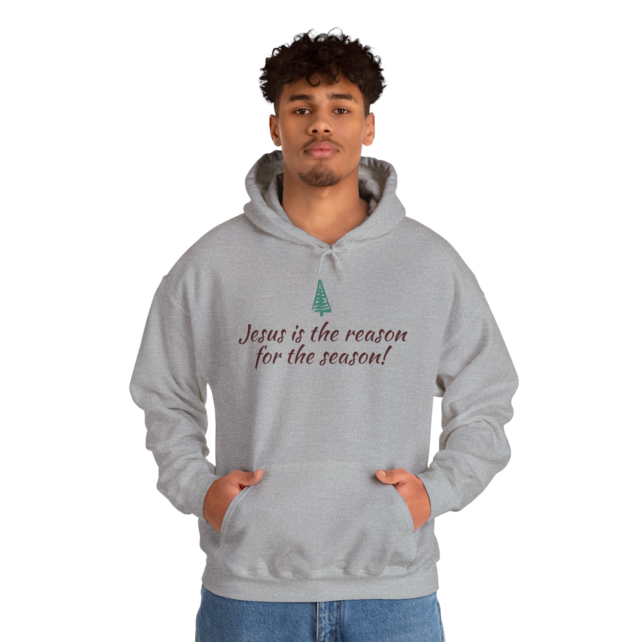 Jesus Is the Reason for the Season Hoodie — Christian Christmas Pullover