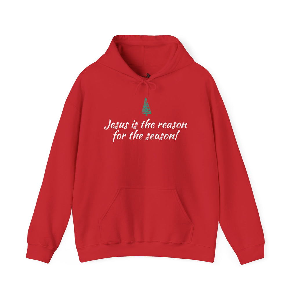 Jesus Is the Reason for the Season Hoodie — Christian Christmas Pullover