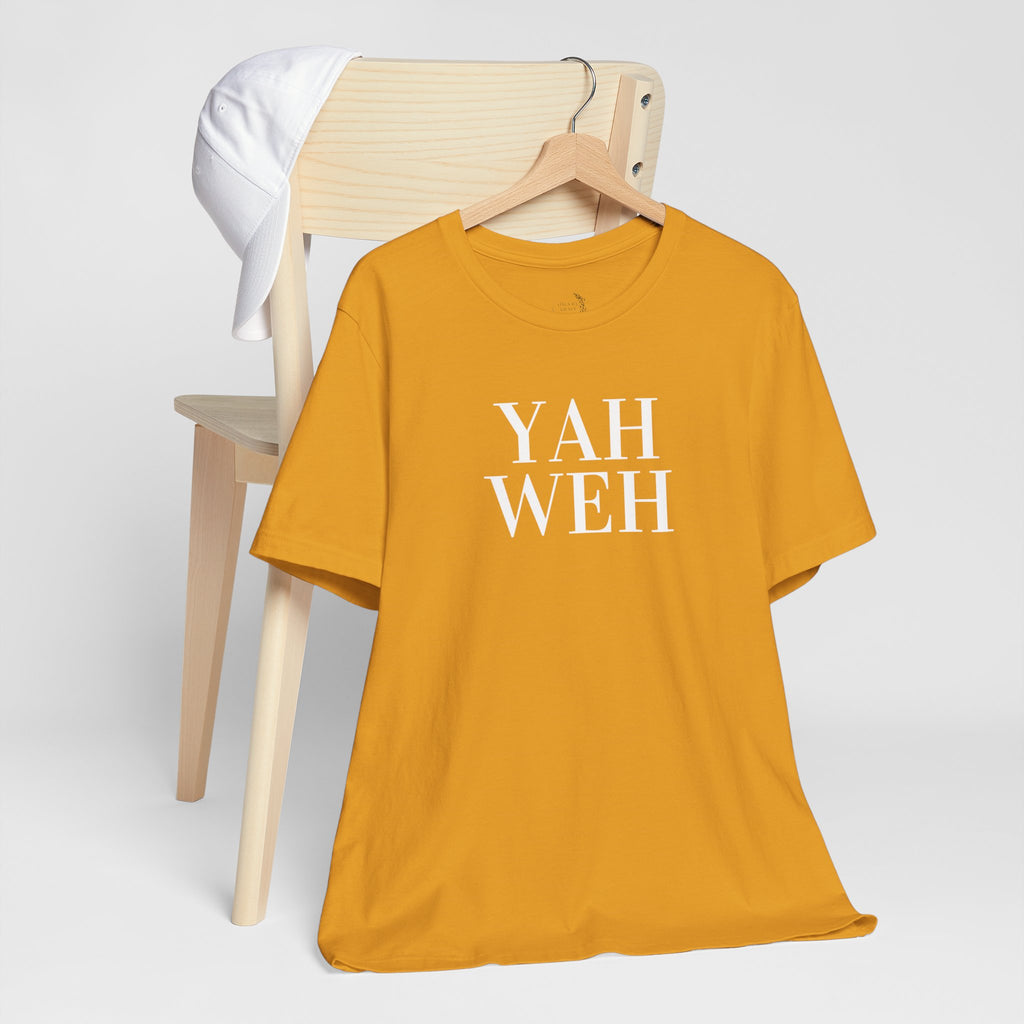 Yahweh Scripture T-Shirt | Minimal Faith Typography Tee