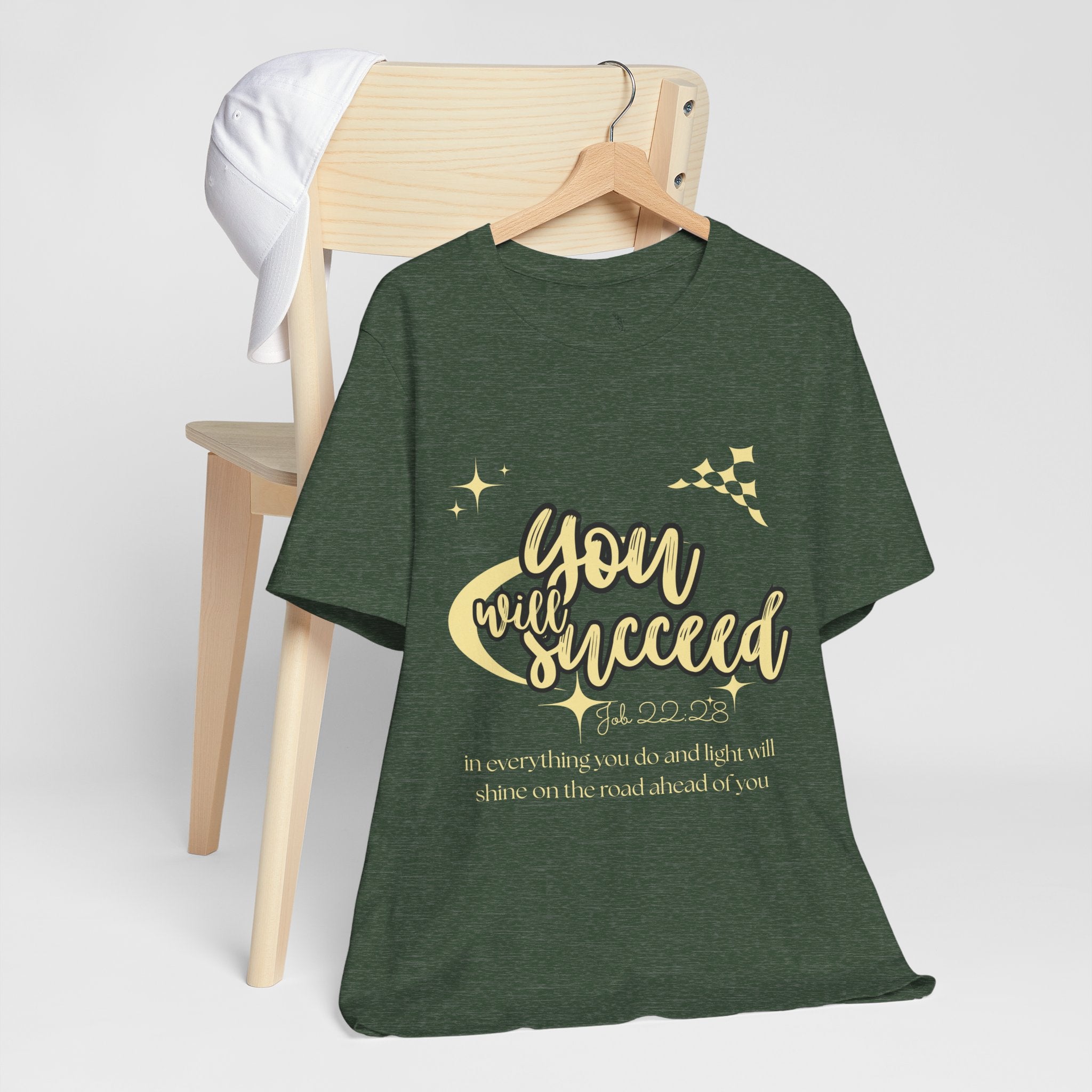 You Will Succeed Tee — Inspirational Christian Graphic T-Shirt (Acts 23:28)