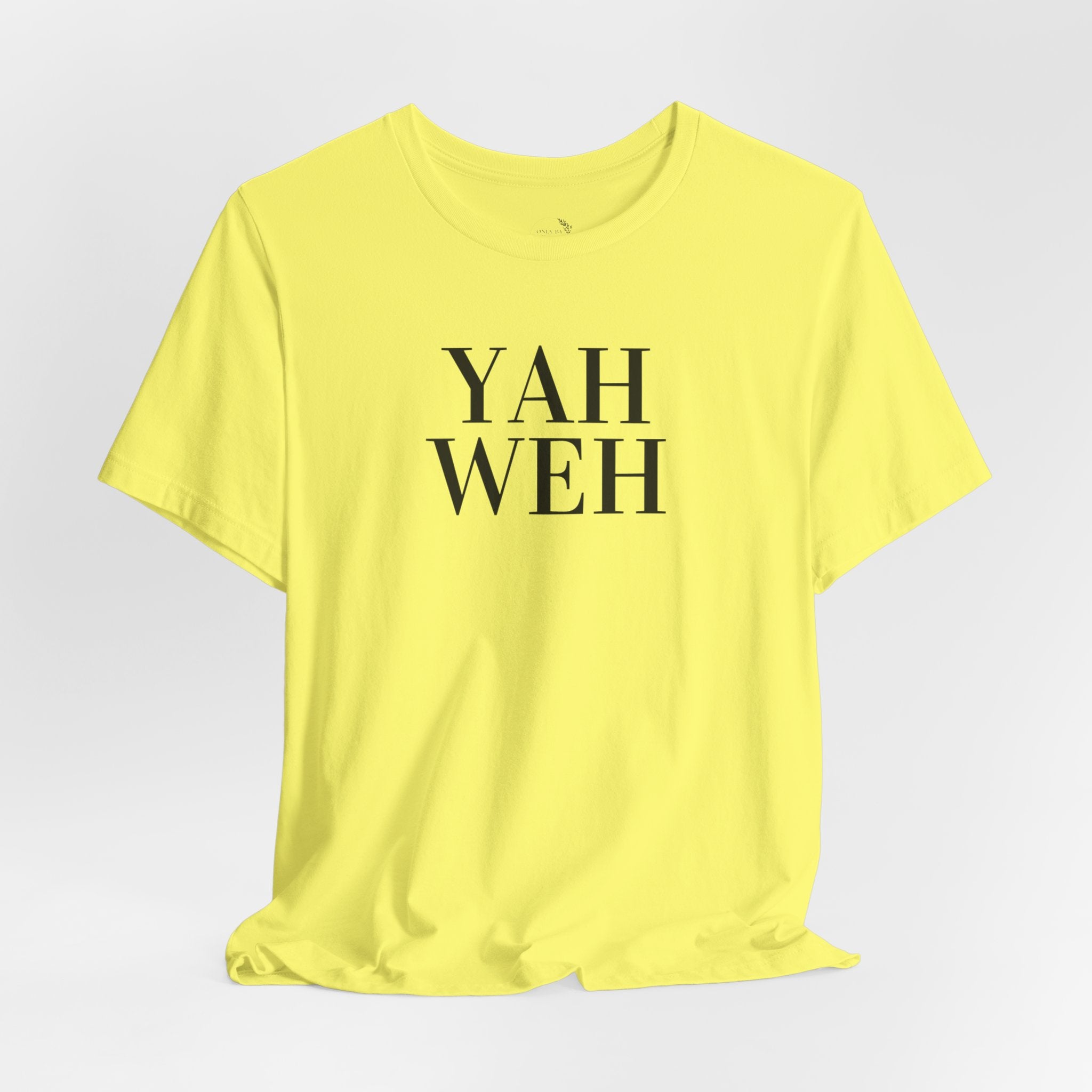 Yahweh Scripture T-Shirt | Minimal Faith Typography Tee