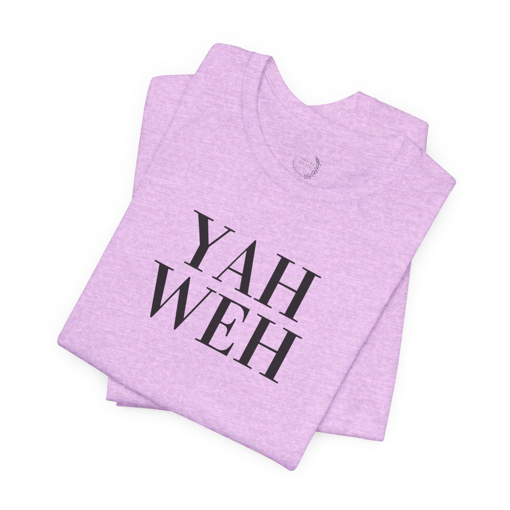 Yahweh Scripture T-Shirt | Minimal Faith Typography Tee