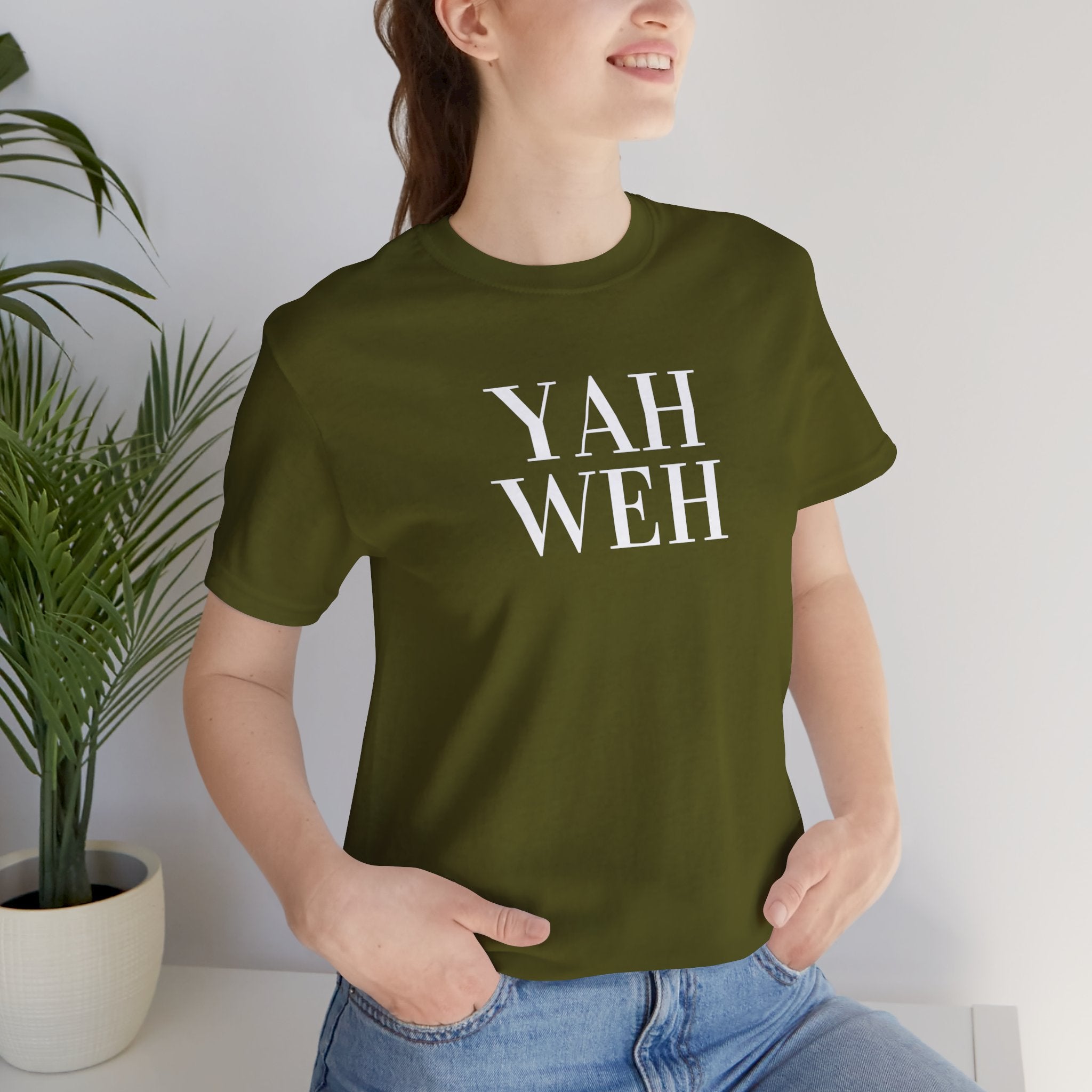Yahweh Scripture T-Shirt | Minimal Faith Typography Tee