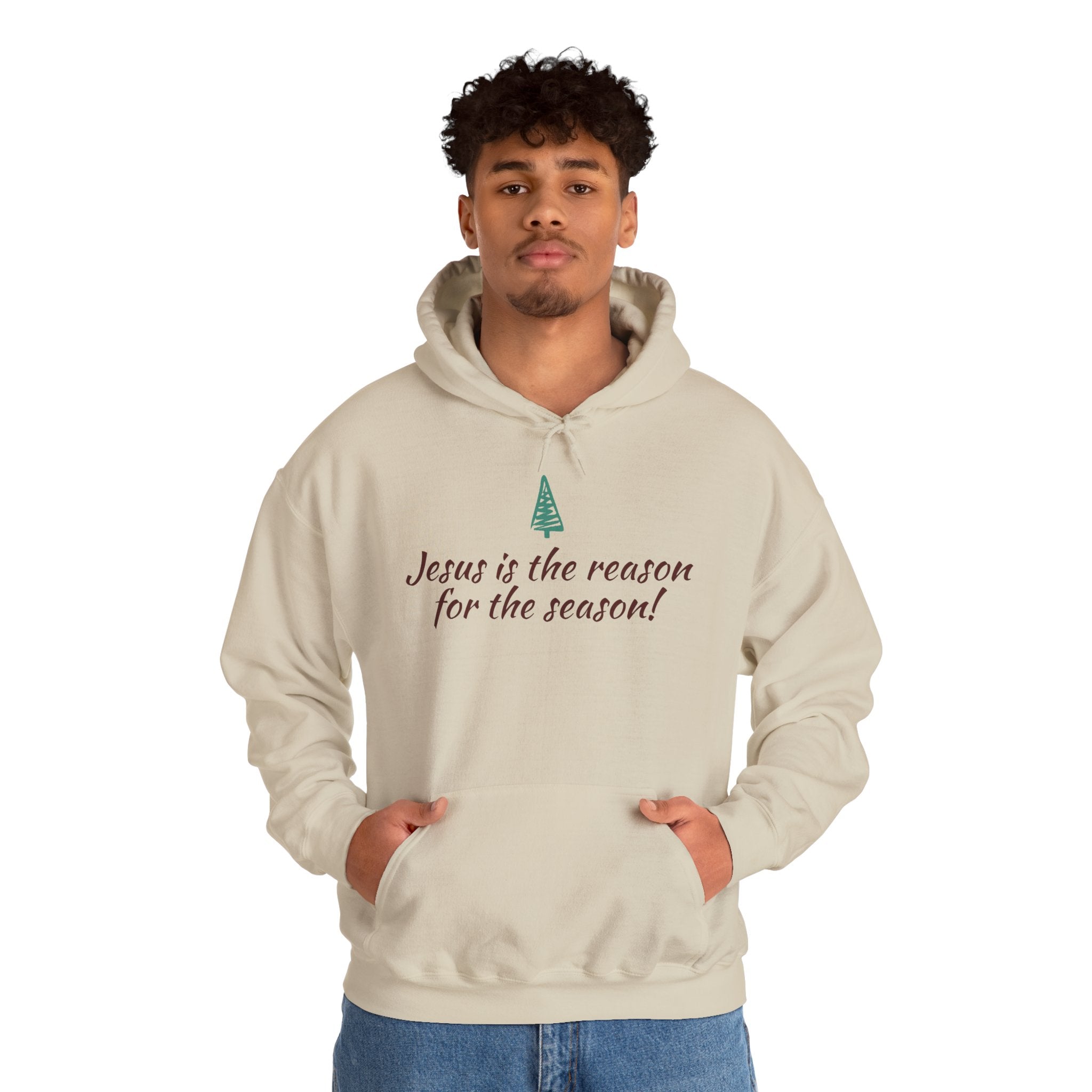 Jesus Is the Reason for the Season Hoodie — Christian Christmas Pullover