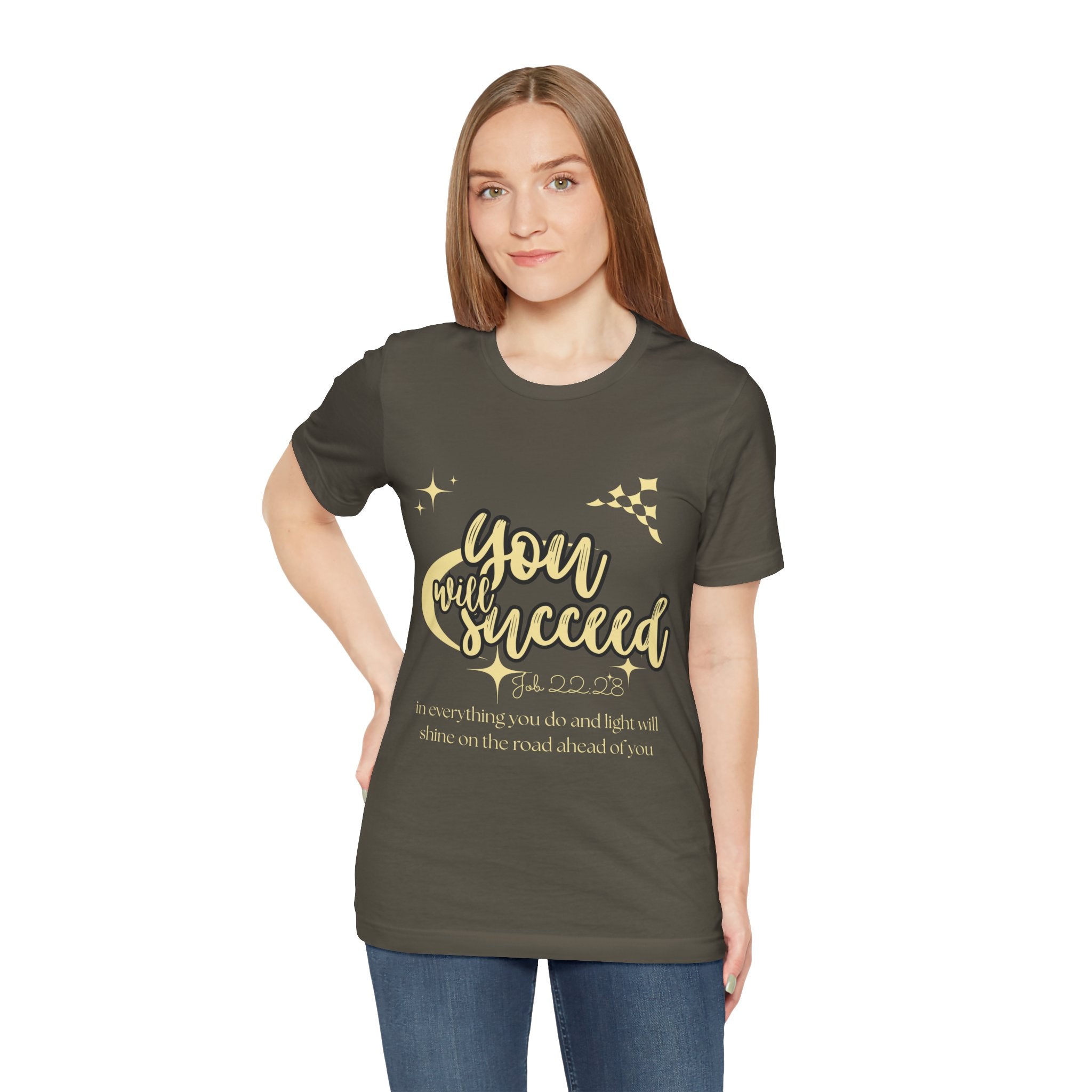 You Will Succeed Tee — Inspirational Christian Graphic T-Shirt (Acts 23:28)