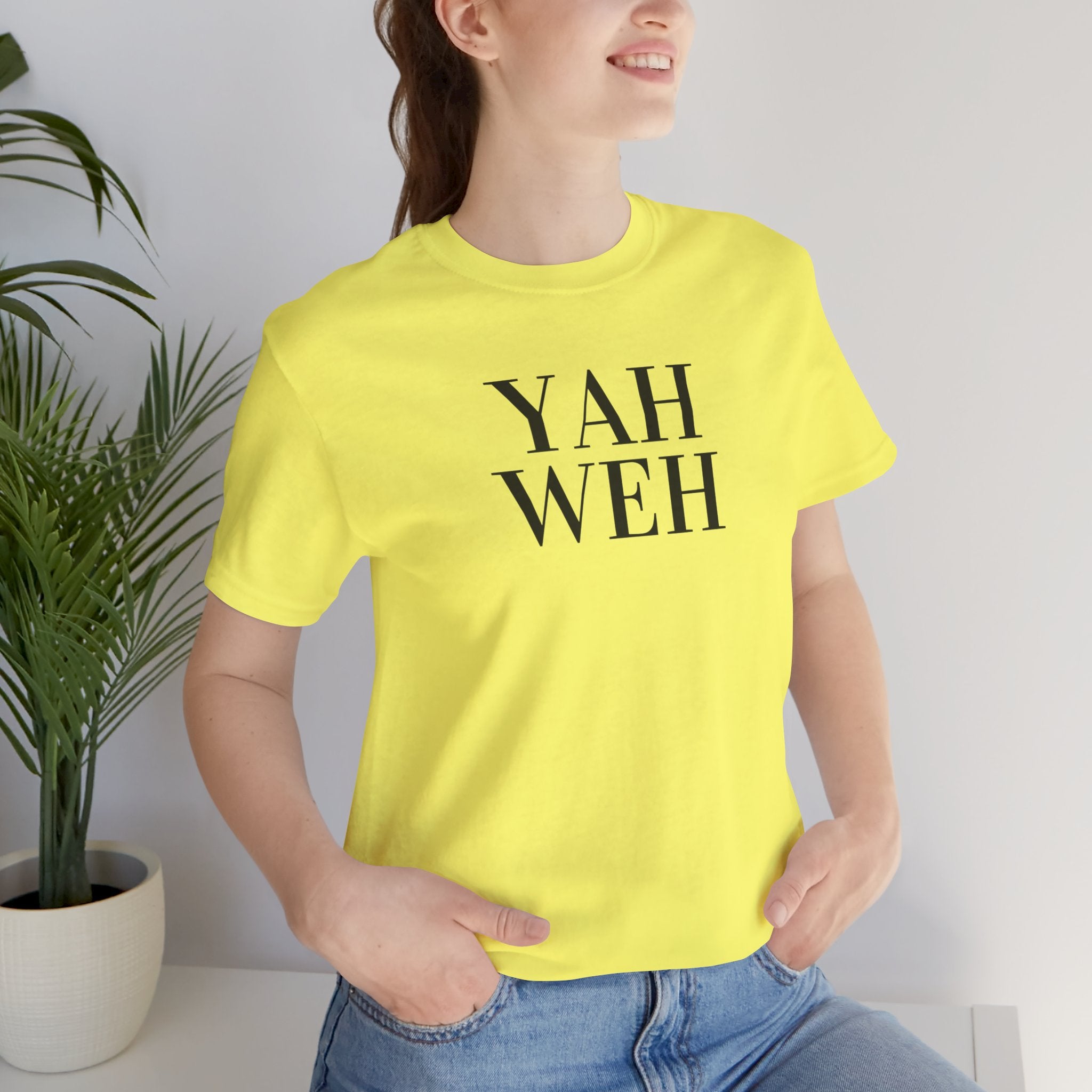 Yahweh Scripture T-Shirt | Minimal Faith Typography Tee