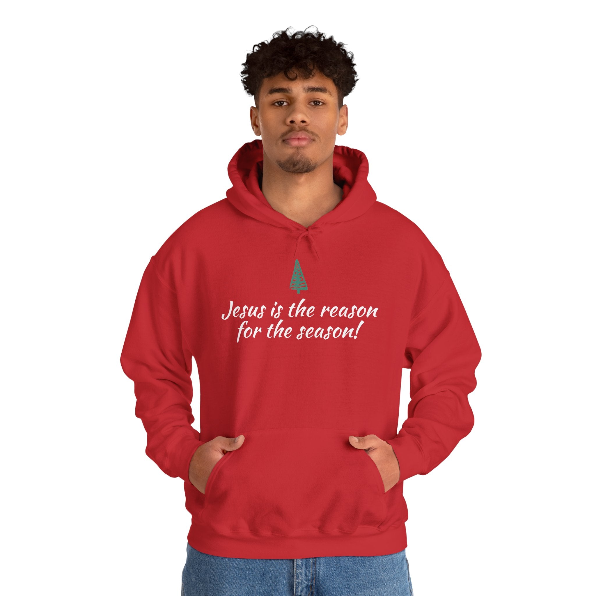 Jesus Is the Reason for the Season Hoodie — Christian Christmas Pullover