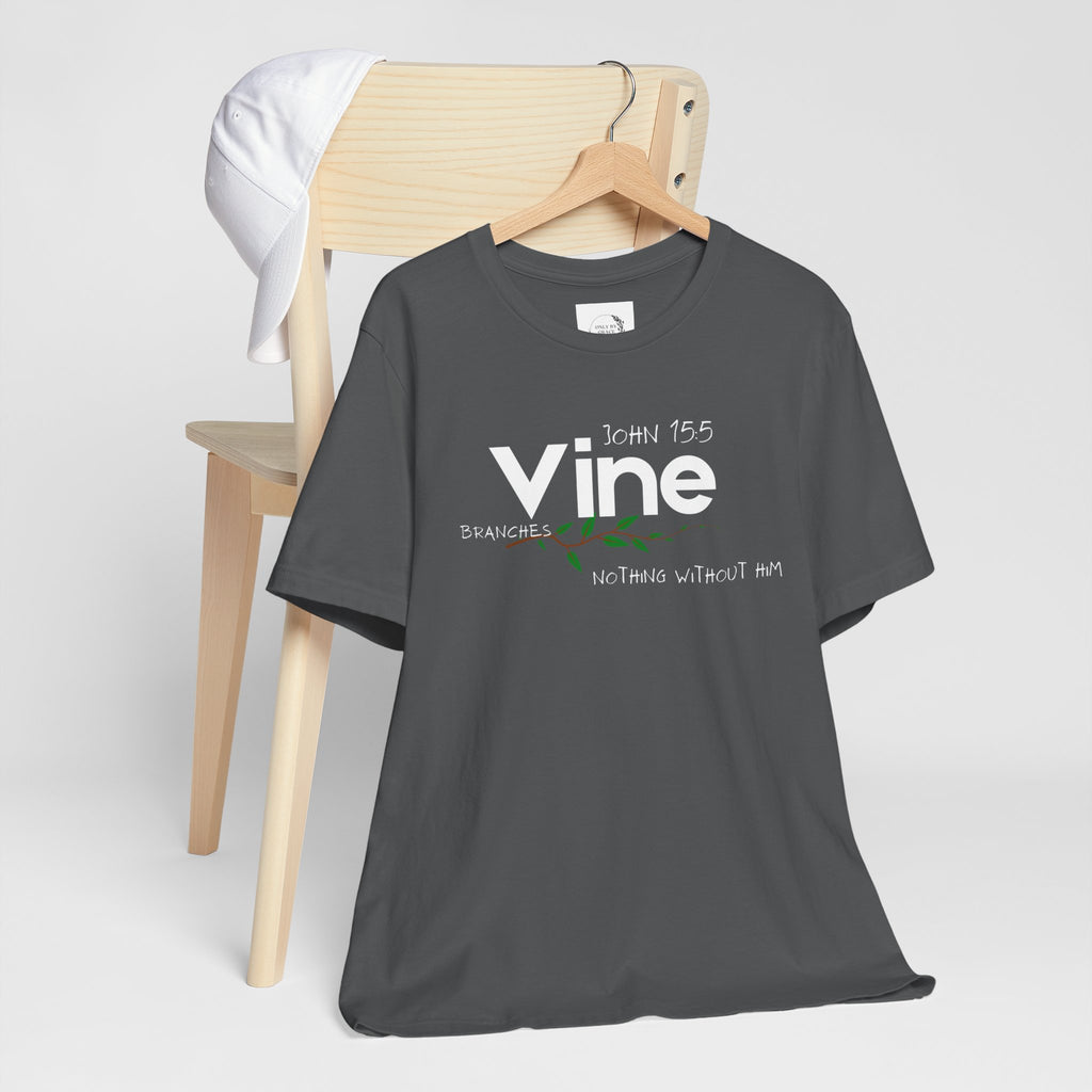 Vine typography tee T-Shirt | botanical vine script graphic