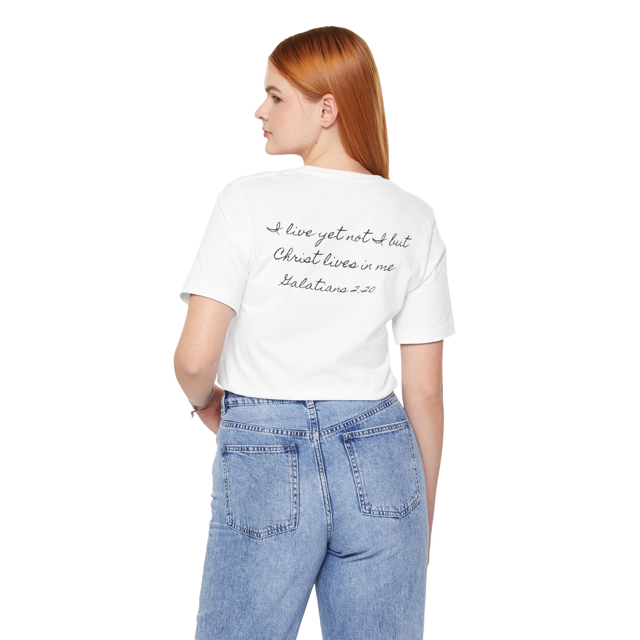 Jesus + Me No Plan B T-Shirt | Christian Cross Scripture Tee