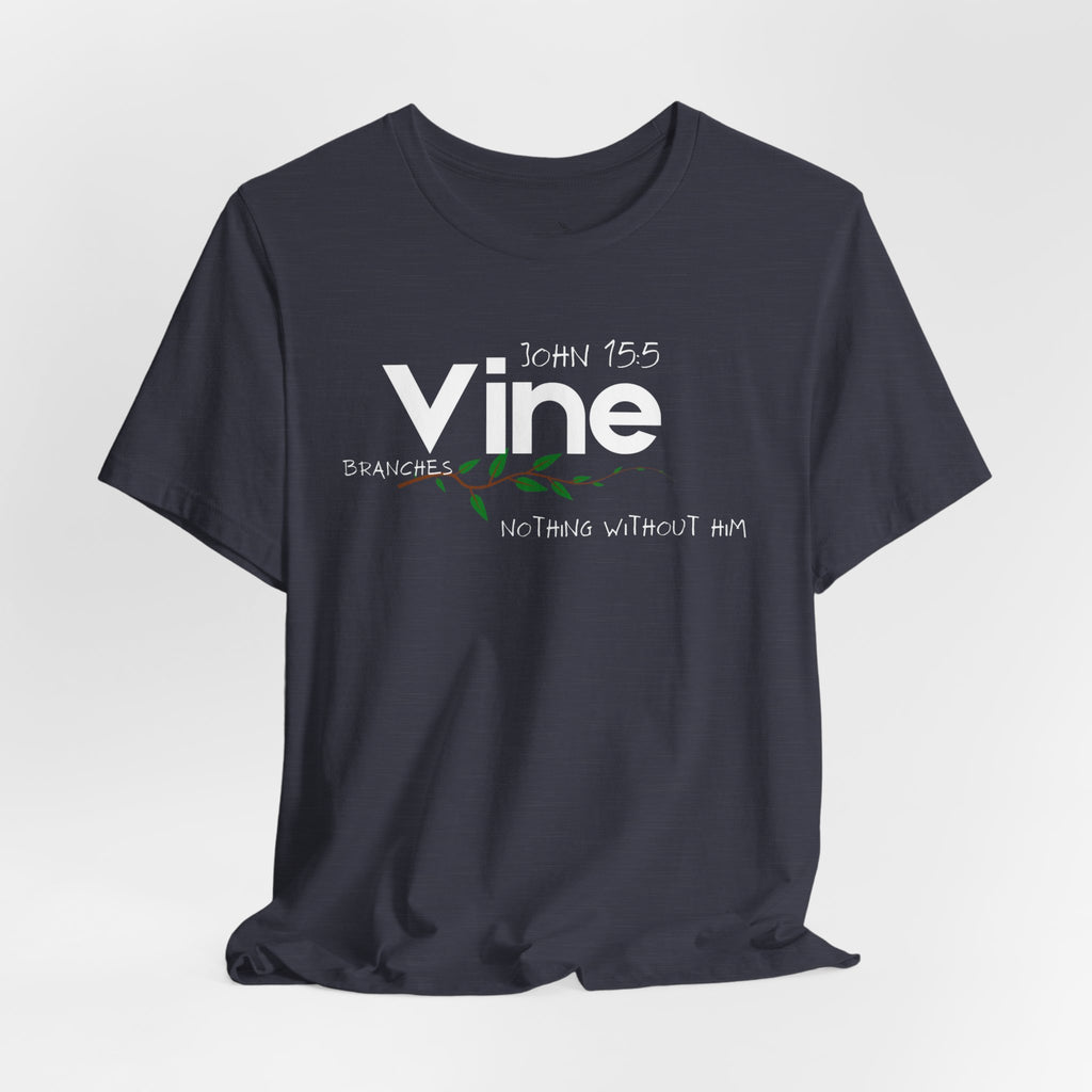 Vine typography tee T-Shirt | botanical vine script graphic