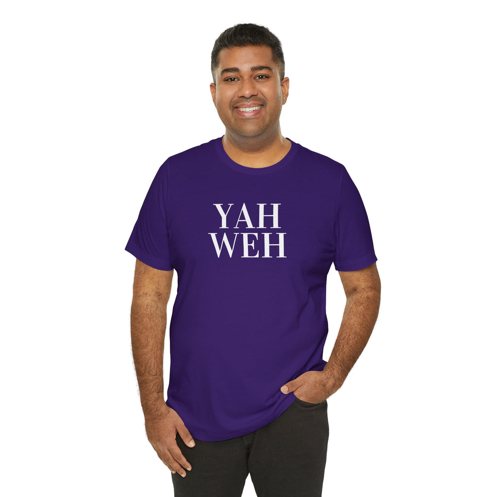 Yahweh Scripture T-Shirt | Minimal Faith Typography Tee