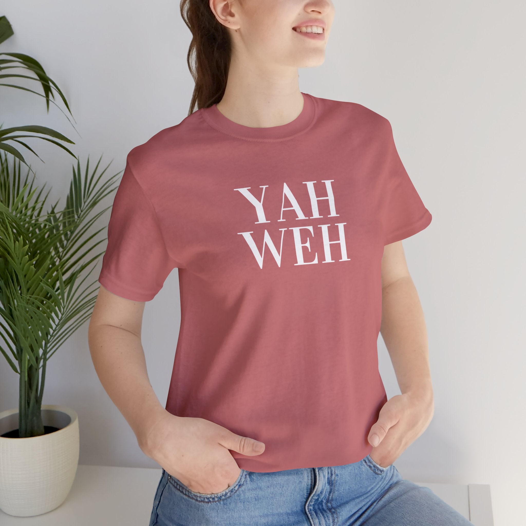 Yahweh Scripture T-Shirt | Minimal Faith Typography Tee