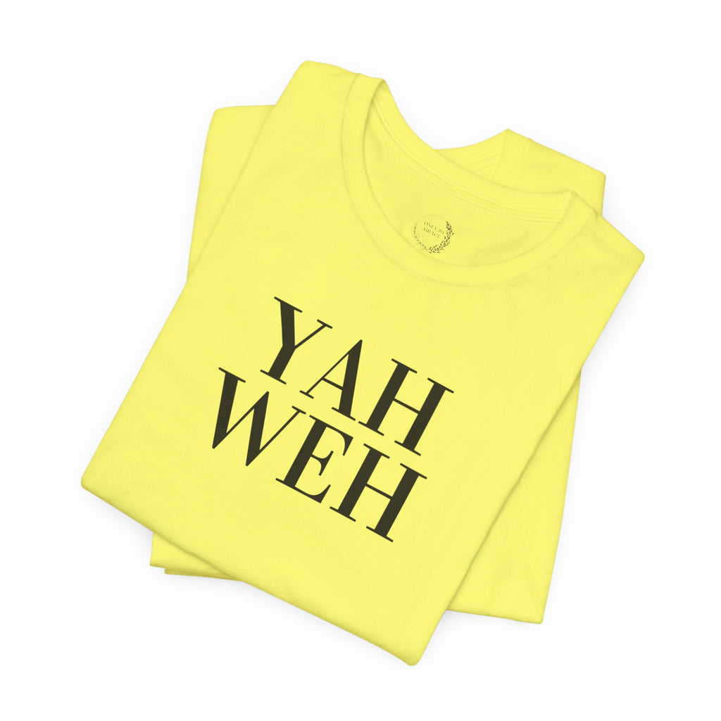 Yahweh Scripture T-Shirt | Minimal Faith Typography Tee