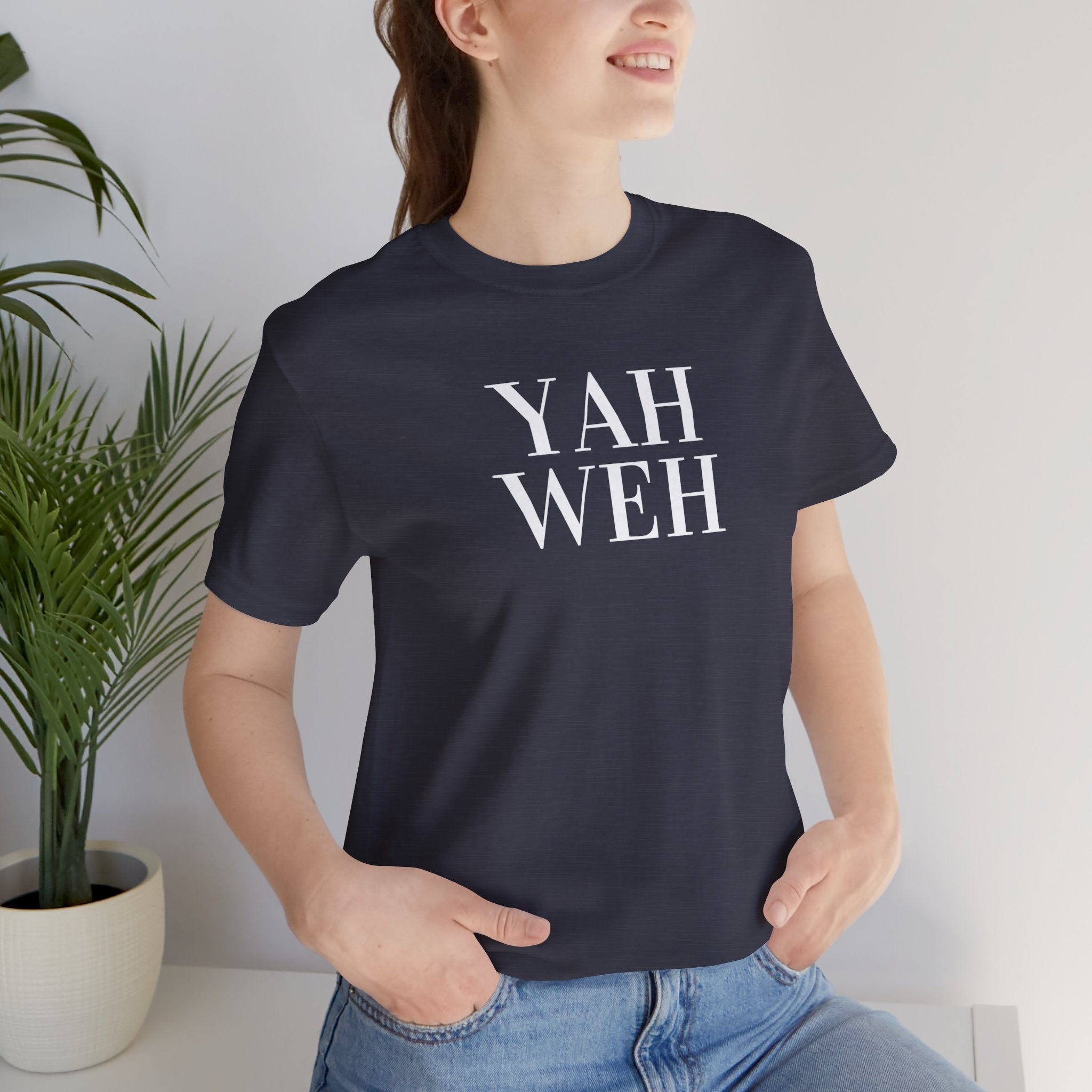 Yahweh Scripture T-Shirt | Minimal Faith Typography Tee