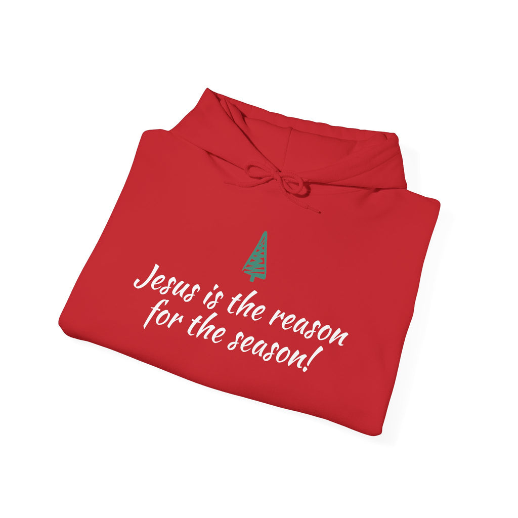 Jesus Is the Reason for the Season Hoodie — Christian Christmas Pullover