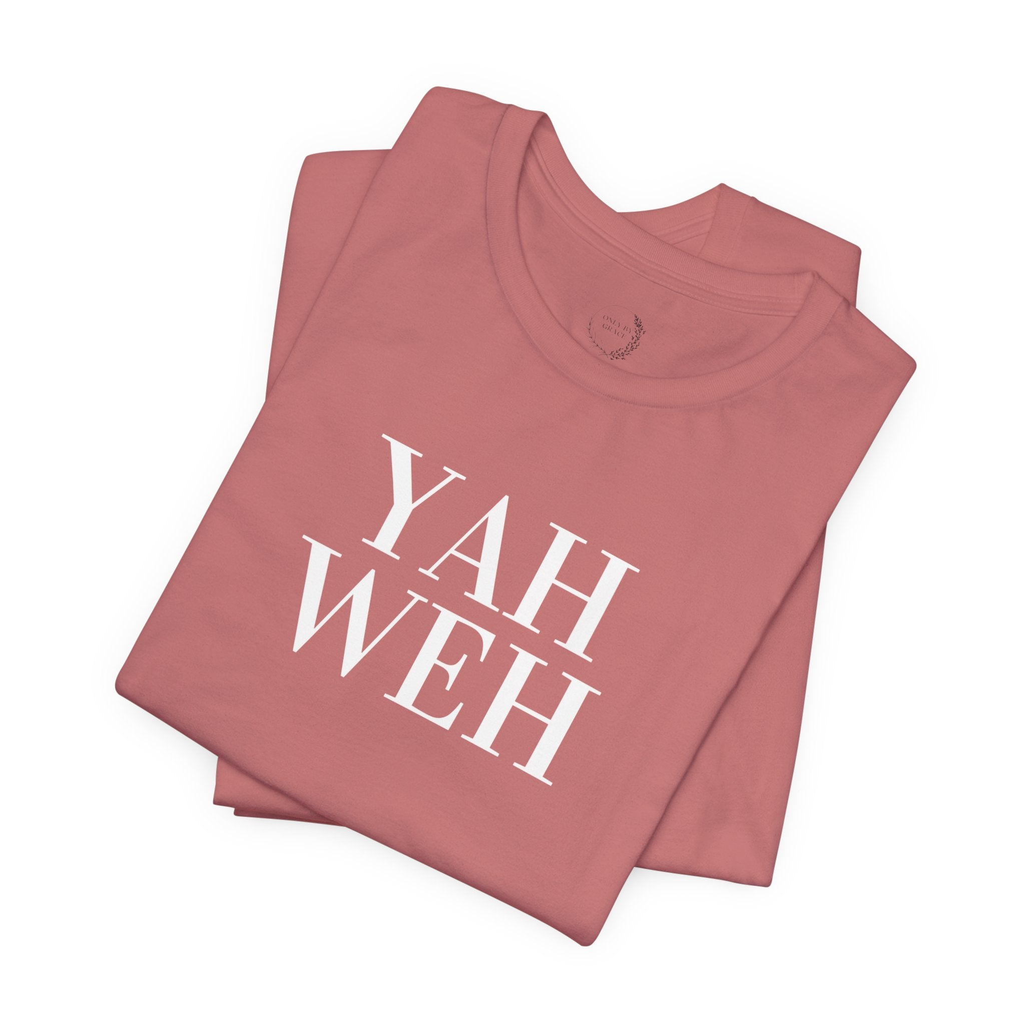 Yahweh Scripture T-Shirt | Minimal Faith Typography Tee