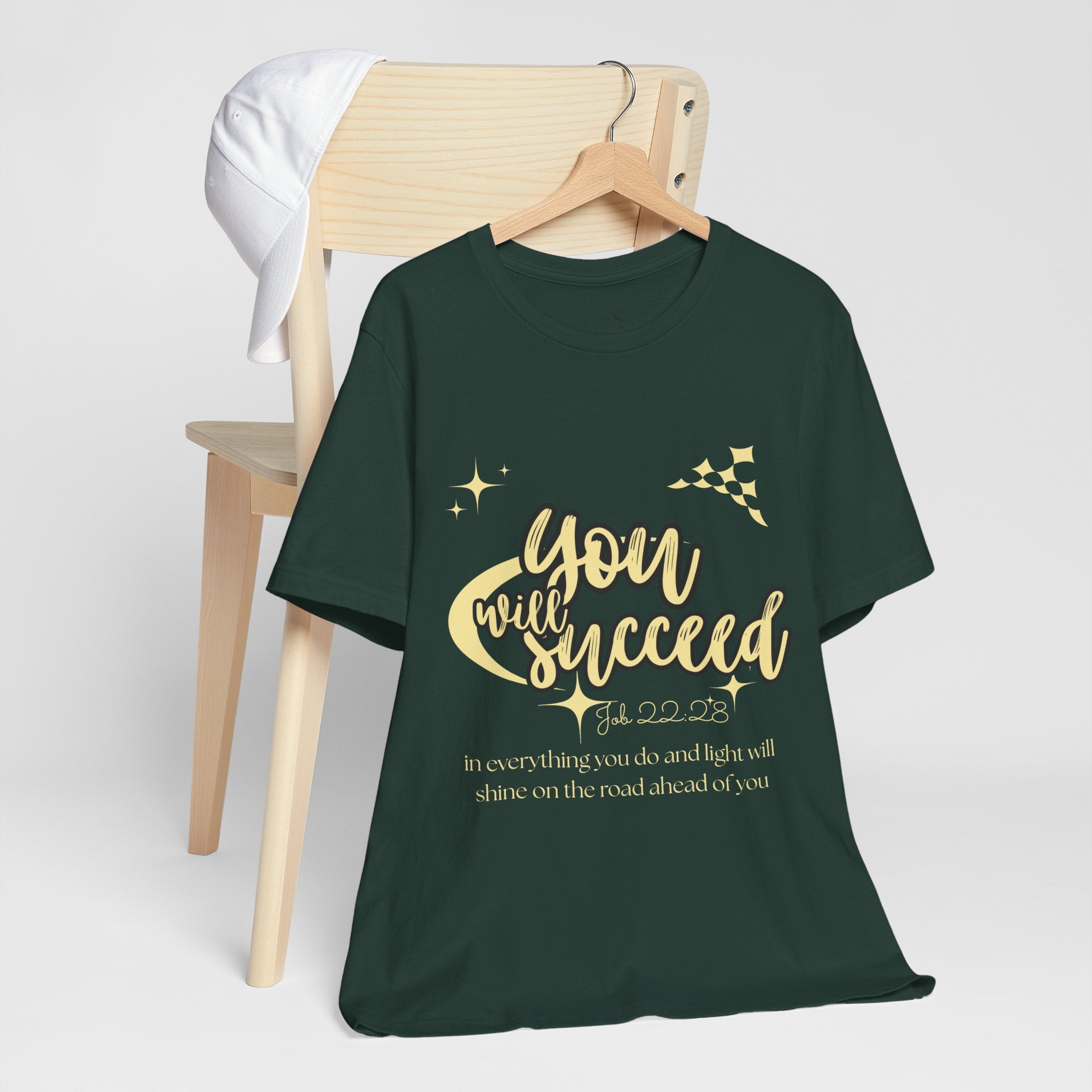 You Will Succeed Tee — Inspirational Christian Graphic T-Shirt (Acts 23:28)