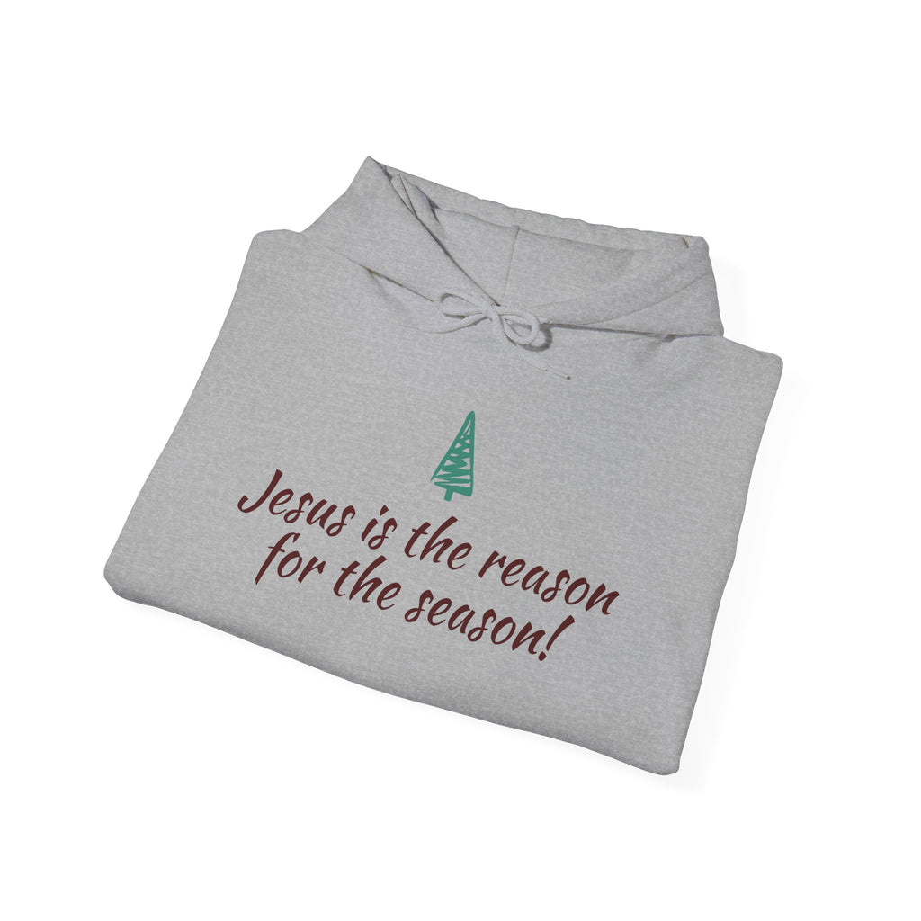 Jesus Is the Reason for the Season Hoodie — Christian Christmas Pullover