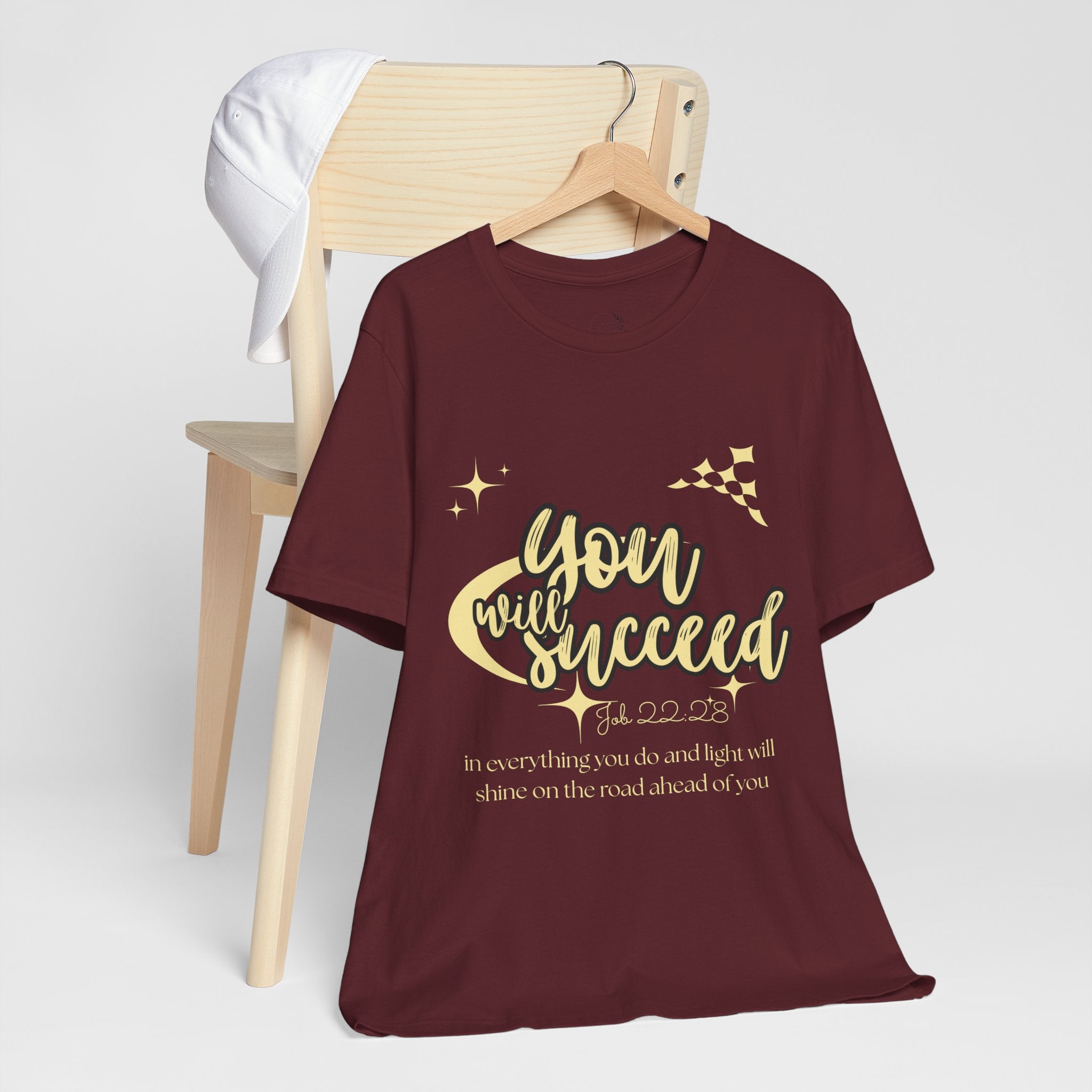You Will Succeed Tee — Inspirational Christian Graphic T-Shirt (Acts 23:28)