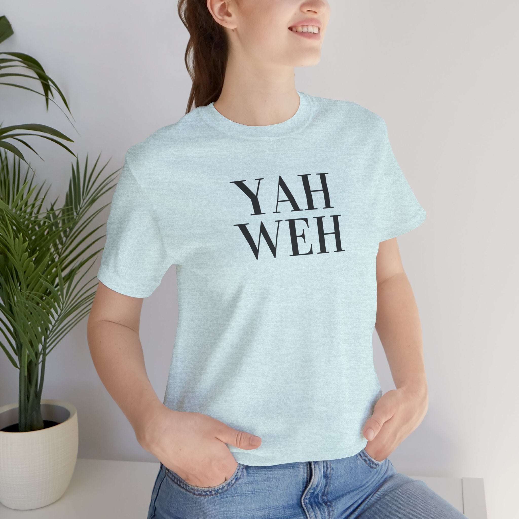 Yahweh Scripture T-Shirt | Minimal Faith Typography Tee