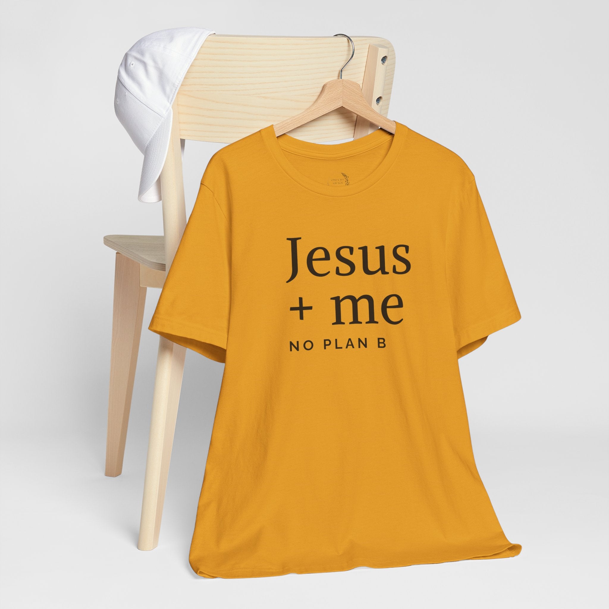 Jesus + Me No Plan B T-Shirt | Christian Cross Scripture Tee