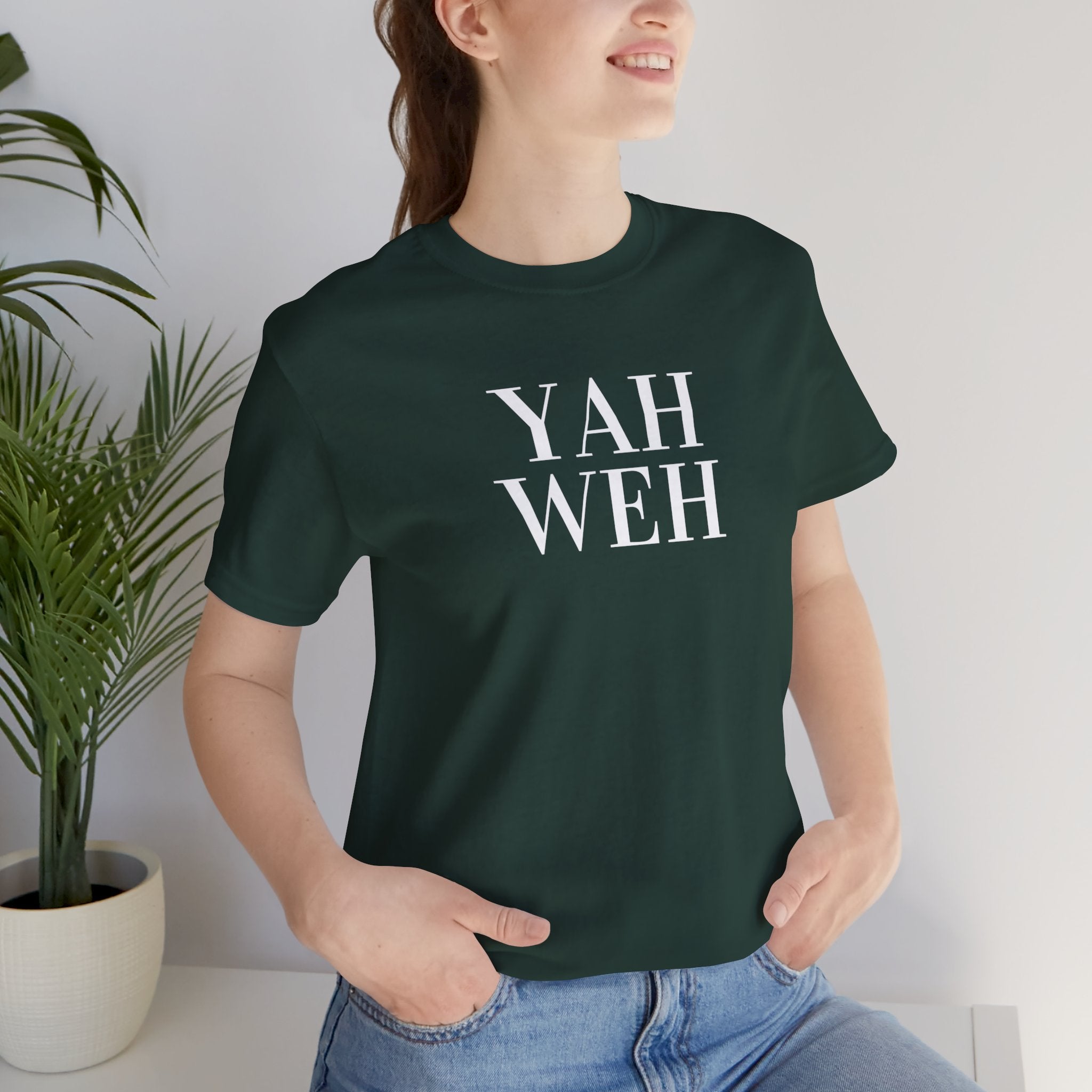 Yahweh Scripture T-Shirt | Minimal Faith Typography Tee
