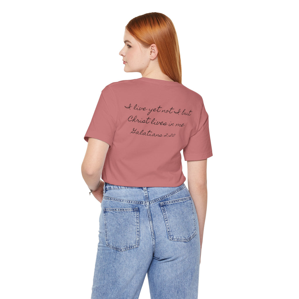 Jesus + Me No Plan B T-Shirt | Christian Cross Scripture Tee