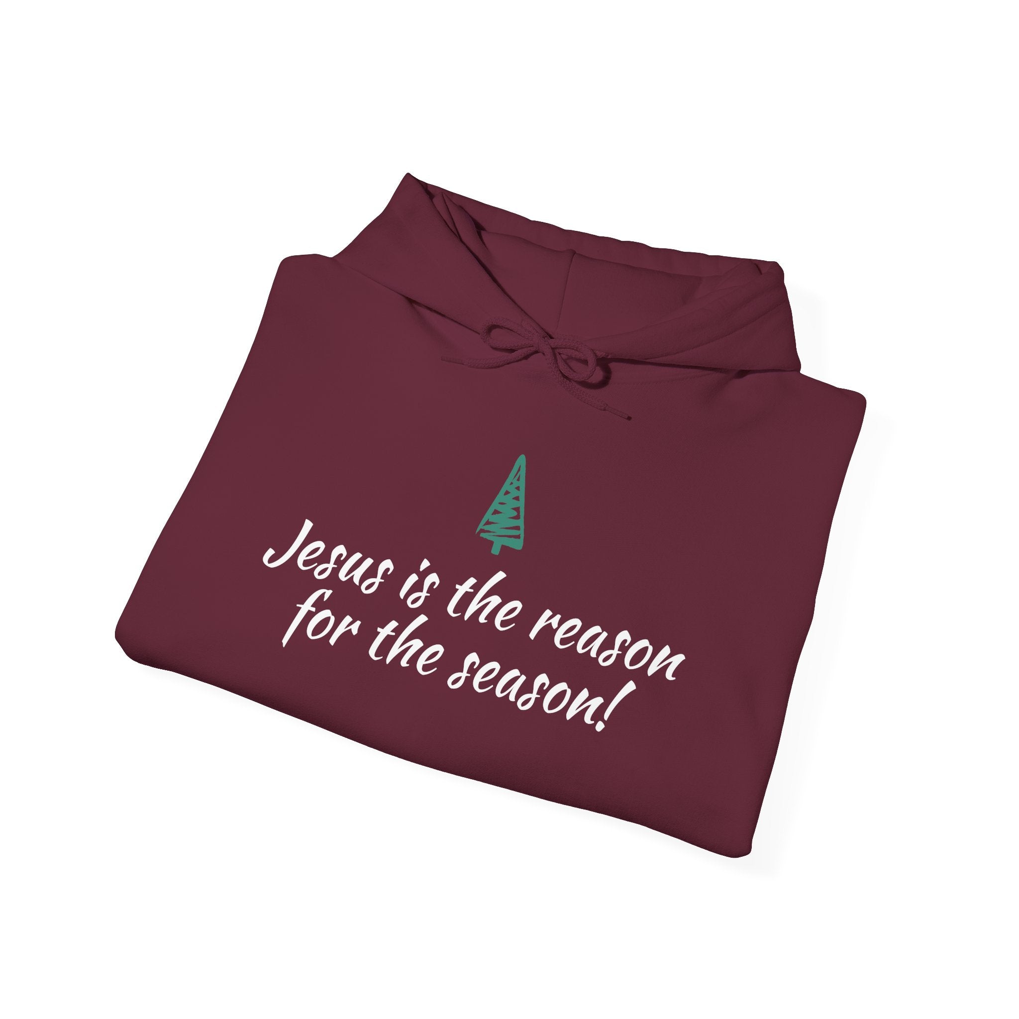 Jesus Is the Reason for the Season Hoodie — Christian Christmas Pullover